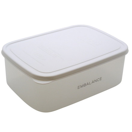 EMBALANCE エンバランス 保存容器 2.1L レクタングルコンテナ 角型 エンバランス加工 鮮度保持 食品保存 プラスチック お弁当 作り置き 電子レンジOK 本体食洗機対応 おしゃれ