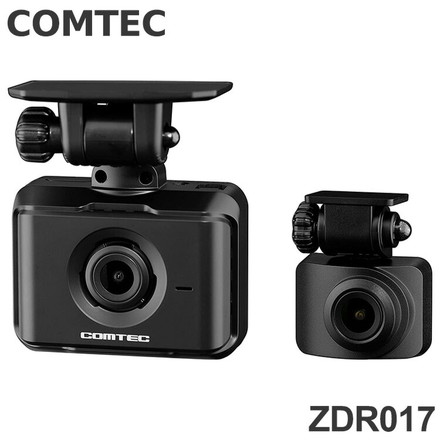 コムテック ドラレコ 前後 2カメラ ドライブレコーダー 200万画素 高画質 SDカード付属 ZDR017