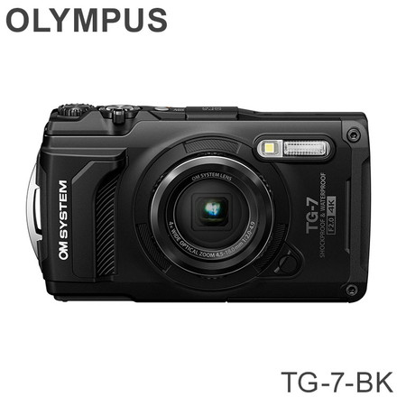 OLYMPUS デジタルカメラ Tough TG-7-BK OM SYSTEM オリンパス ブラック