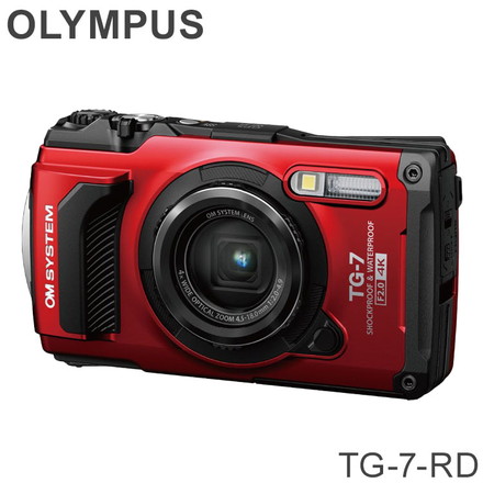 OLYMPUS デジタルカメラ Tough TG-7-RD OM SYSTEM オリンパス レッド