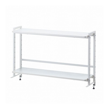 サンワサプライ クランプ式机上ラック2段タイプ MR-LC307W