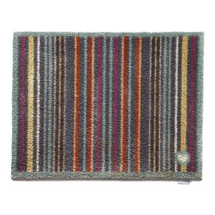 HUG RUGマット ストライプ 玄関 キッチン ドアマット すべり止め加工 環境