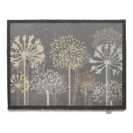 HUG RUGマット フラワー 玄関 キッチン ドアマット すべり止め加工 環境