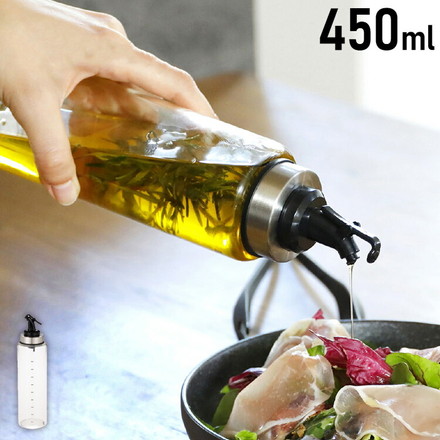 シービージャパン 耐熱ガラス オイル&ヴィネガー ボトル L 450ml ドレッシングボトル ガラス