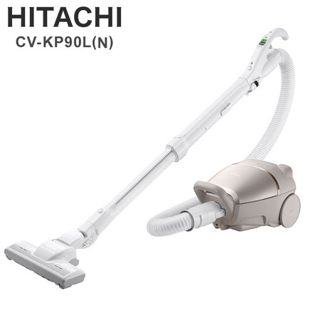 紙パック式 掃除機 日立 掃除機 かるパック CV-KP90L(N) コード式 キャニスター 軽量 HITACHI 紙パック式クリーナー ライトゴールド