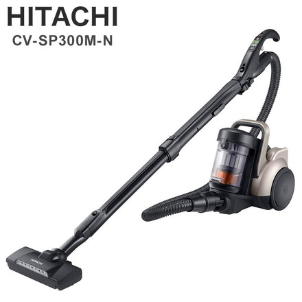 掃除機 日立 サイクロン式クリーナー パワかるサイクロン CV-SP300M-N ライトゴールド コード式 キャニスター型