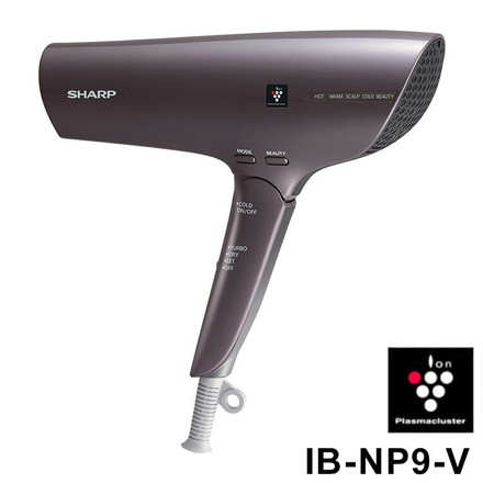 SHARP ドライヤー ヘアドライヤー プラズマクラスタードライヤー beaute A コズミックパープル IB-NP9-V シャープ