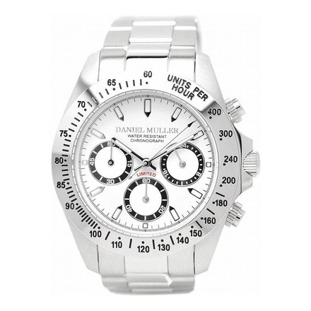 ダニエル・ミューラー DANIEL MULLER 腕時計 DM-2003WH ホワイト