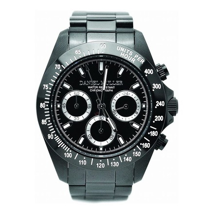 ダニエル・ミューラー DANIEL MULLER 腕時計 DM-2027BKS ブラック×シルバー