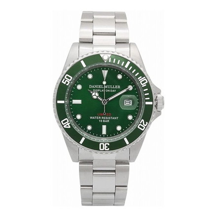 ダニエル・ミューラー DANIEL MULLER 腕時計 DM-2018GN グリーン