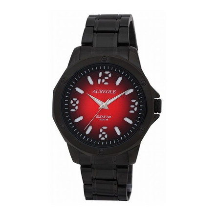 オレオール AUREOLE SW-571M-7 レッド 腕時計 時計