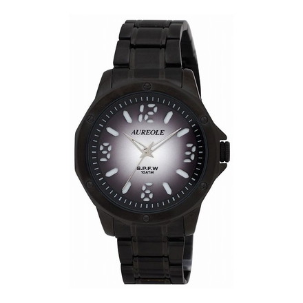 オレオール AUREOLE SW-571M-8 ブラック 腕時計 時計