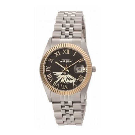 オレオール AUREOLE SW-592M-A ブラック/ゴールド(旭光) 腕時計 時計