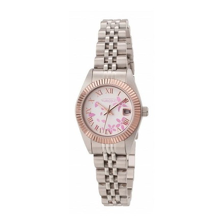 オレオール AUREOLE SW-592L-D ホワイト/ピンク旭光 腕時計 時計