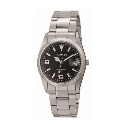 オレオール AUREOLE SW-591M-A ブラック 腕時計 時計