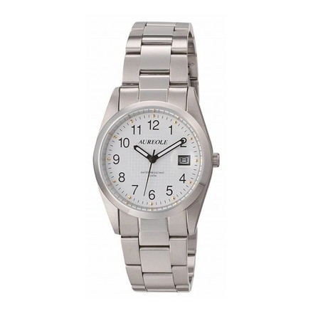 オレオール AUREOLE SW-591M-C ホワイト 腕時計 時計