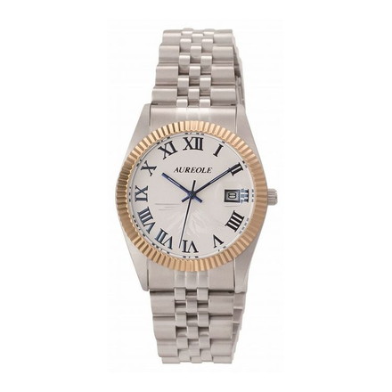 オレオール AUREOLE SW-592M-E ホワイト(つや消し) 腕時計 時計
