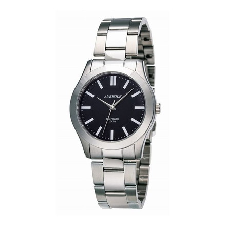 オレオール AUREOLE SW-621M-01 ブラック 腕時計 時計