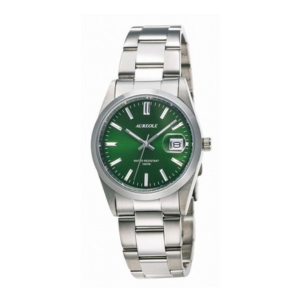 オレオール AUREOLE SW-591M-F グリーン 腕時計 時計