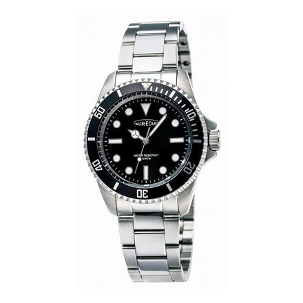 オレオール AUREOLE SW-629M-01 ブラック 腕時計 時計