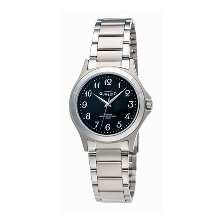 オレオール AUREOLE SW-631M-01 ブラック 腕時計 時計