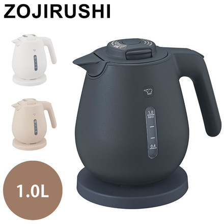 電気ケトル 1L 1000ml 象印 CK-DC10-WA CK-DC10-BM CK-DC10-CM ホワイト ソフトブラック ライトベージュ ZOJIRUSHI 象印マホービン ライトベージュ