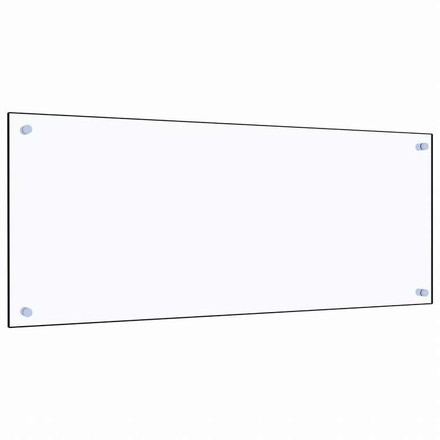 vidaXL キッチン用 汚れ防止板 透明 100x40 cm 強化ガラス製ホーム&ガーデン キッチン&ダイニング キッチンツール&調理器具