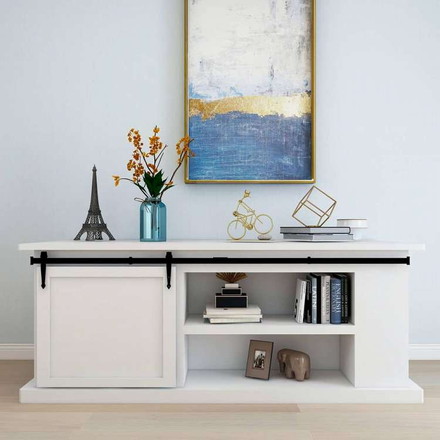 vidaXL ミニスライディングキャビネット ドアキット 炭素鋼 200cmハードウェア ハードウェアアクセサリ