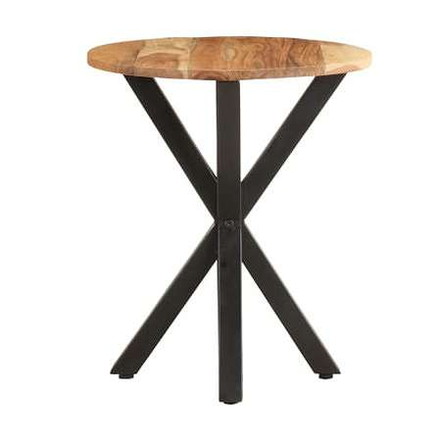 vidaXL サイドテーブル 48x48x56cm アカシア無垢材家具 テーブル アクセントテーブル