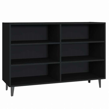 vidaXL 806041 vidaXL サイドボード ブラック 103.5x35x70cm