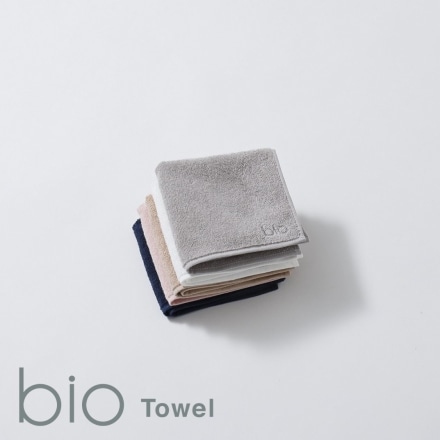 Bio Towel　バイオタオル タオルハンカチ ベージュ