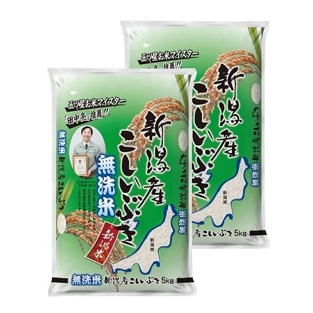 新米 無洗米 新潟県産 こしいぶき 10kg 令和7年産