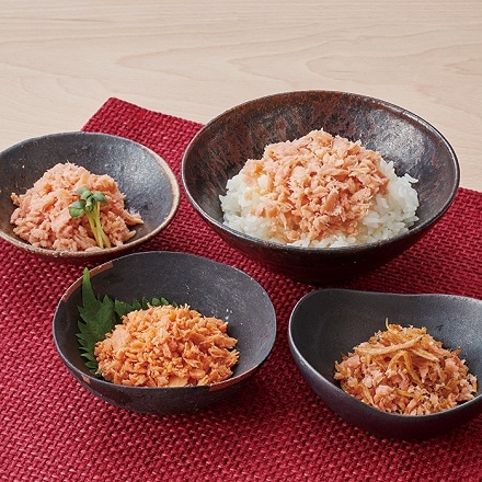 マルトシ吉野商店 熟成鮭荒ほぐし 4種セット