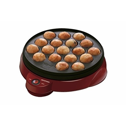 アイリスオーヤマ たこ焼きプレート ITY18AR レッド