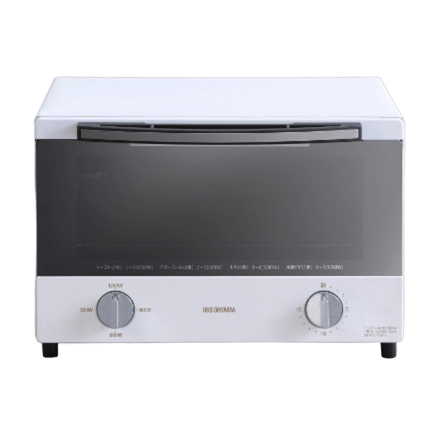 アイリスオーヤマ スチームオーブントースター 4枚焼き ホワイト SOT-012-W