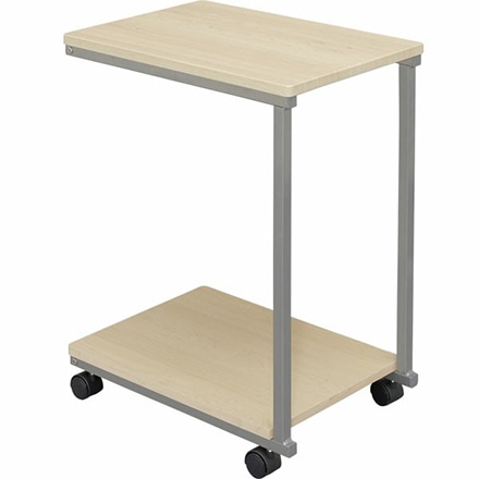 アイリスオーヤマ サイドテーブル DSI-356 ペアー／シルバー