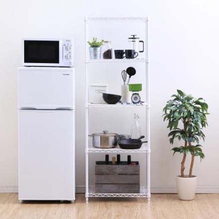 アイリスオーヤマ カラーメタルラック ハイタイプ CMM-55165 ブラック