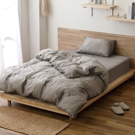 アイリスオーヤマ 掛け布団カバー シングル KKC-TP-S ブラウン