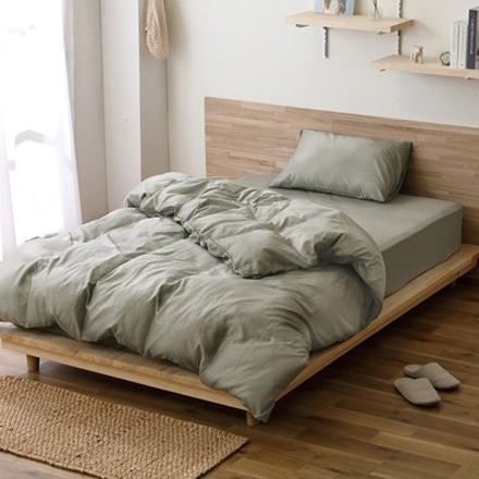 アイリスオーヤマ 掛け布団カバー セミダブル KKC-TP-SD グリーン