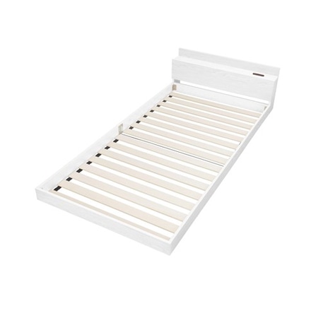 アイリスオーヤマ 〈フレーム単品〉フロアベッド シングル FBM-S ホワイト