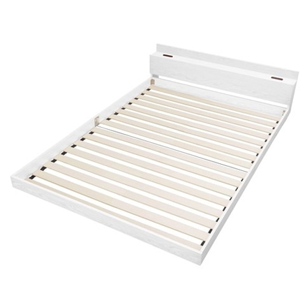 アイリスオーヤマ 〈フレーム単品〉フロアベッド ダブル FBM-D ホワイト