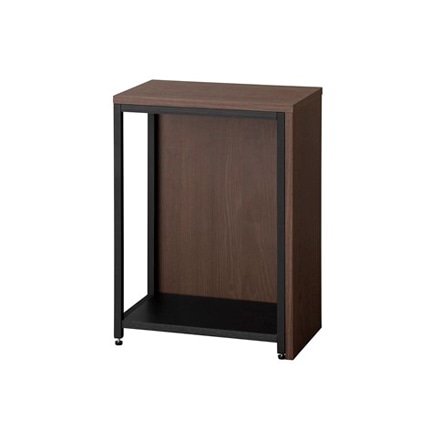 アイリスオーヤマ 伸縮サイドテーブル SST-380 ウォールナット/ブラック