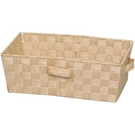 アイリスオーヤマ カラーバスケット 浅型 CBK-38 ベージュ