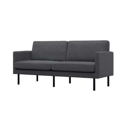 アイリスオーヤマ 3人掛けポケットコイルソファ PCS-3S ダークグレー