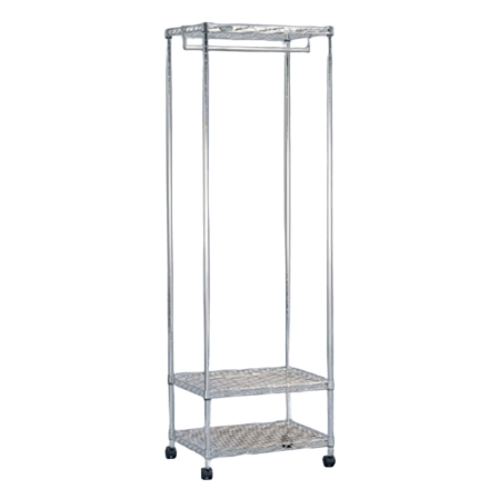 アイリスオーヤマ メタルミニワードローブ 幅55cm ポール直径19mm MTO-WR55