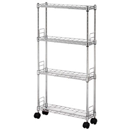 アイリスオーヤマ メタルスリム 幅15cm 棚板4枚 MK-1508N