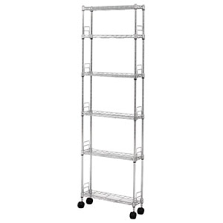 アイリスオーヤマ メタルスリム 幅15cm 棚板6枚 MK-1514N