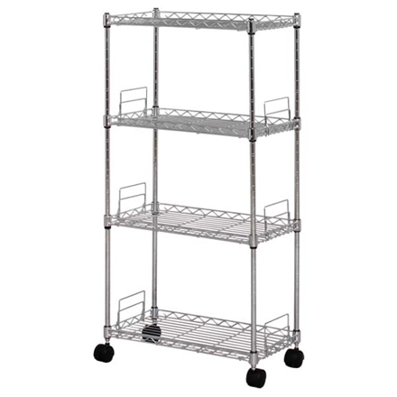 アイリスオーヤマ メタルスリム 幅25cm 棚板4枚 MK-2508N