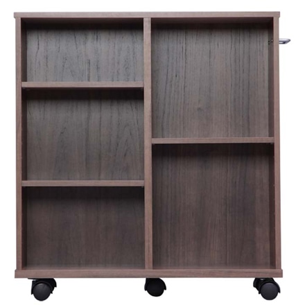 アイリスオーヤマ 収納カート 幅60cmｘ奥行26cmｘ高さ65cm SYR-6026 ブラウン