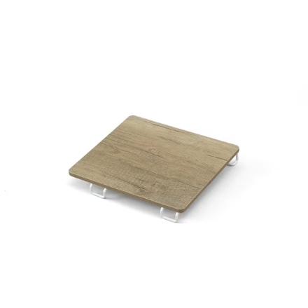 アイリスオーヤマ 木製シェルフ 伸縮棒用 S WSS-29 ホワイト/ナチュラル